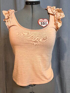 Nation LTD Peach Shirt Size Small